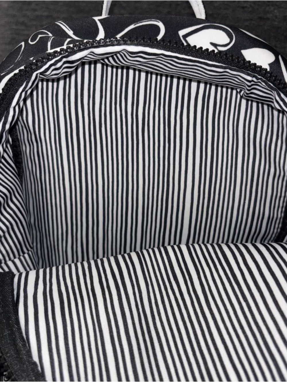 Brighton Black & White Heart Print Mini Backpack NWOT - Picture 7 of 7